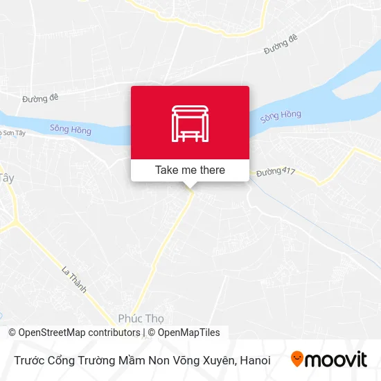 Trước Cổng Trường Mầm Non Võng Xuyên map