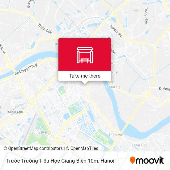 Trước Trường Tiểu Học Giang Biên 10m map
