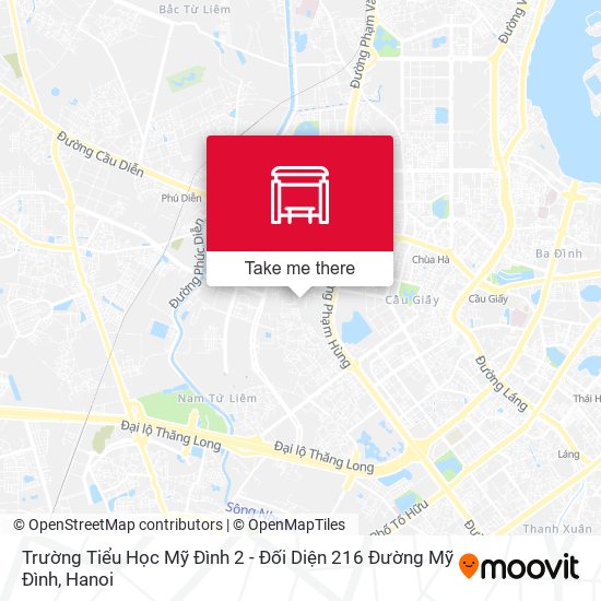 Trường Tiểu Học Mỹ Đình 2 - Đối Diện 216 Đường Mỹ Đình map