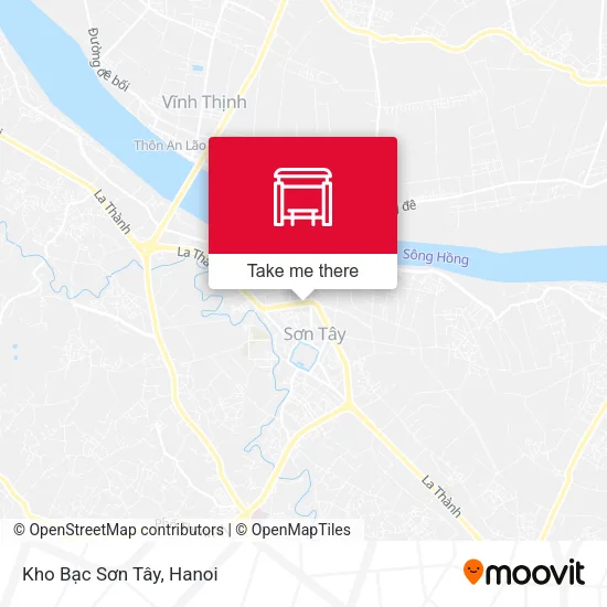 Kho Bạc Sơn Tây map