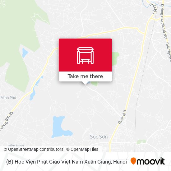 (B) Học Viện Phật Giáo Việt Nam  Xuân Giang map