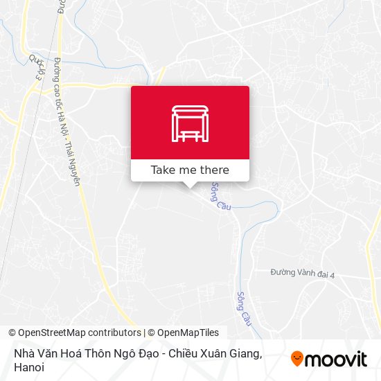 Nhà Văn Hoá Thôn Ngô Đạo - Chiều Xuân Giang map