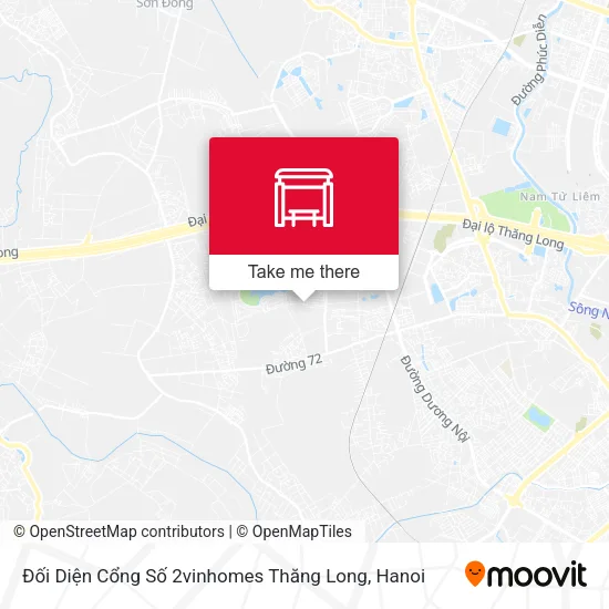 Đối Diện Cổng Số 2vinhomes Thăng Long map