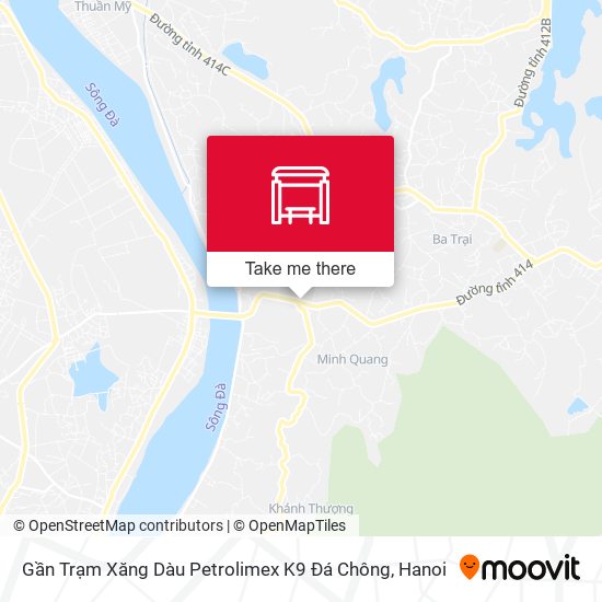 Gần Trạm Xăng Dàu Petrolimex K9 Đá Chông map