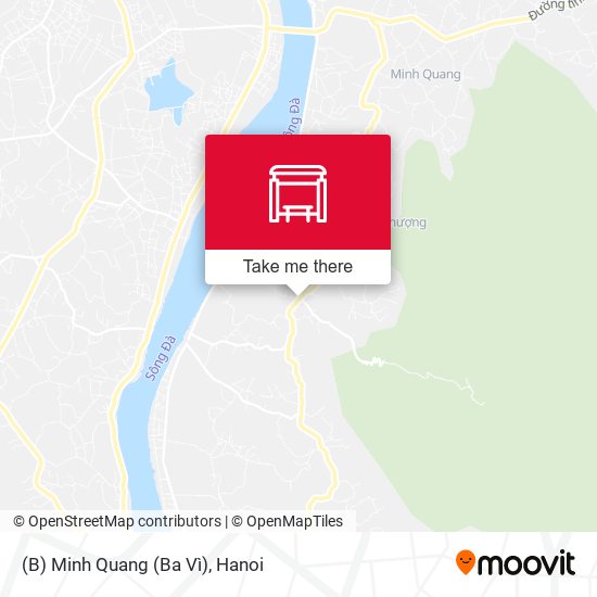 (B) Minh Quang (Ba Vì) map