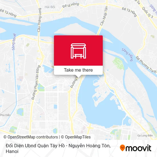 Đối Diện Ubnd Quận Tây Hồ - Nguyễn Hoàng Tôn map