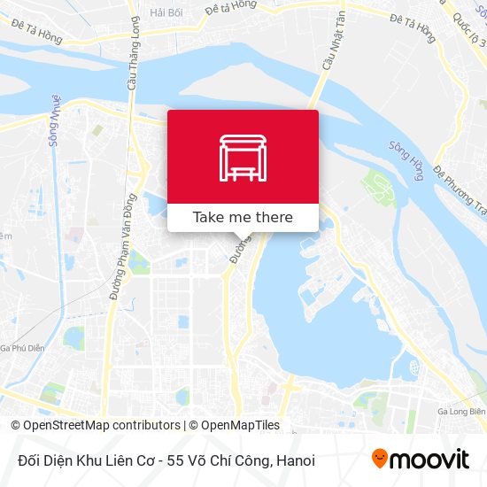 Đối Diện Khu Liên Cơ - 55 Võ Chí Công map
