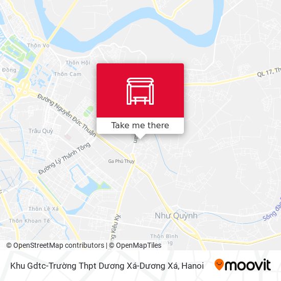 Khu Gdtc-Trường Thpt Dương Xá-Dương Xá map