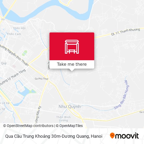 Qua Cầu Trung Khoảng 30m-Dương Quang map