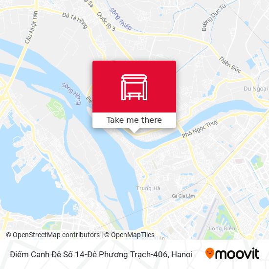 Điếm Canh Đê Số 14-Đê Phương Trạch-406 map