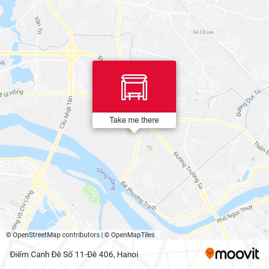 Điếm Canh Đê Số 11-Đê 406 map