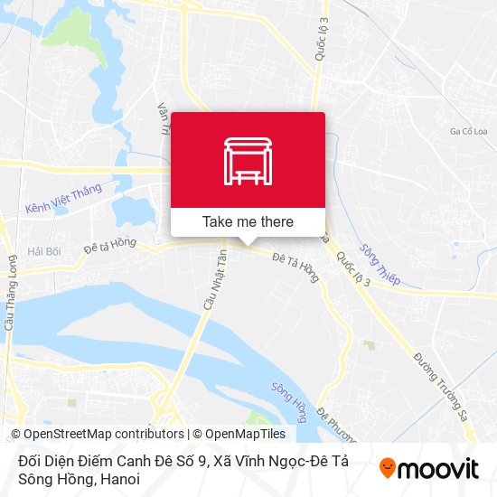 Đối Diện Điếm Canh Đê Số 9, Xã Vĩnh Ngọc-Đê Tả Sông Hồng map