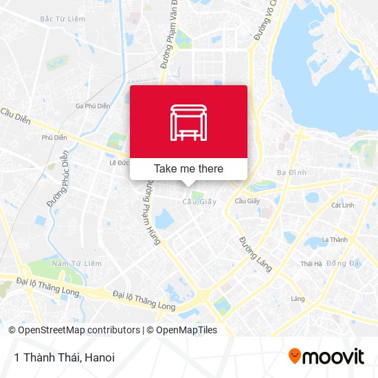 Nhà Nơ.04b1 Đường Thành Thái - Đối Diện Công Viên Cầu Giấy map