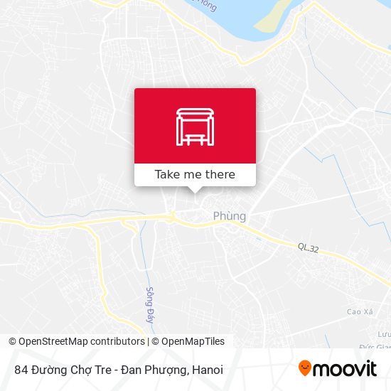 84 Đường Chợ Tre - Đan Phượng map