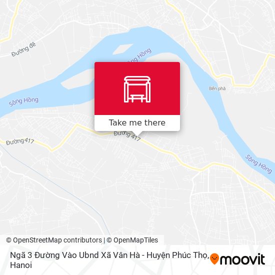 Ngã 3 Đường Vào Ubnd Xã Vân Hà - Huyện Phúc Thọ map