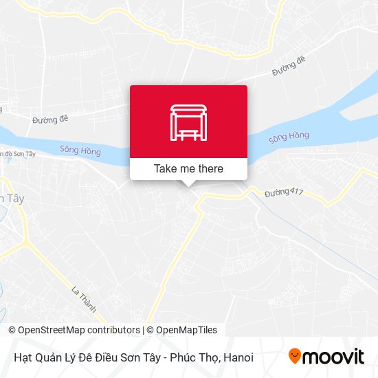 Hạt Quản Lý Đê Điều Sơn Tây - Phúc Thọ map