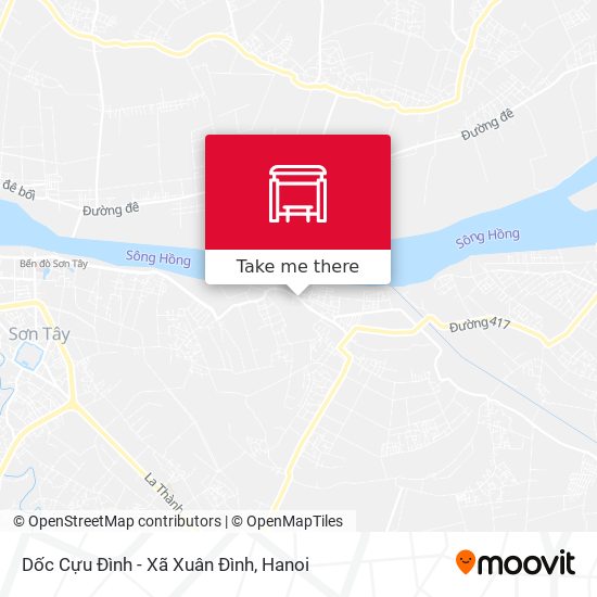 Dốc Cựu Đình - Xã Xuân Đình map