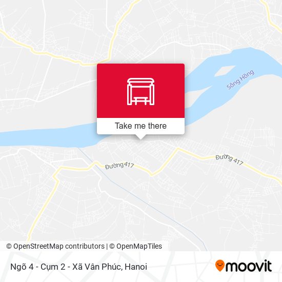 Ngõ 4 - Cụm 2 - Xã Vân Phúc map