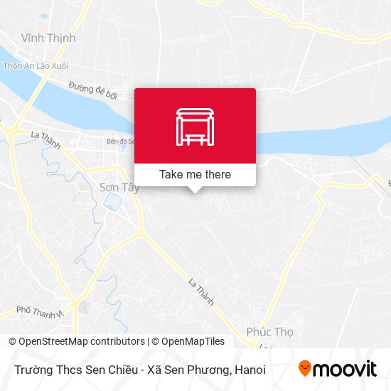Trường Thcs Sen Chiều - Xã Sen Phương map