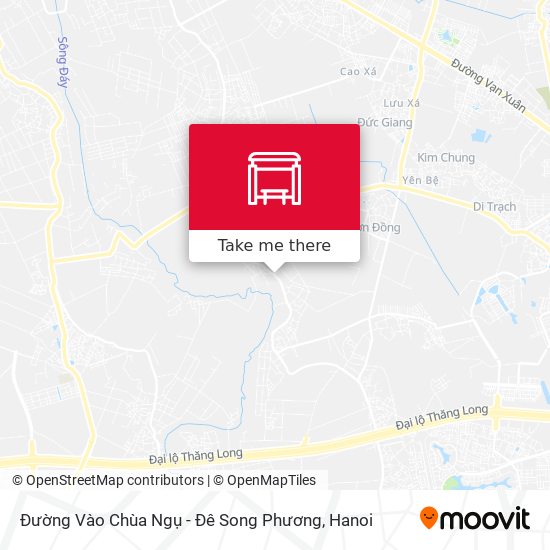 Đường Vào Chùa Ngụ - Đê Song Phương map