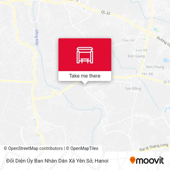 Đối Diện Ủy Ban Nhân Dân Xã Yên Sở map