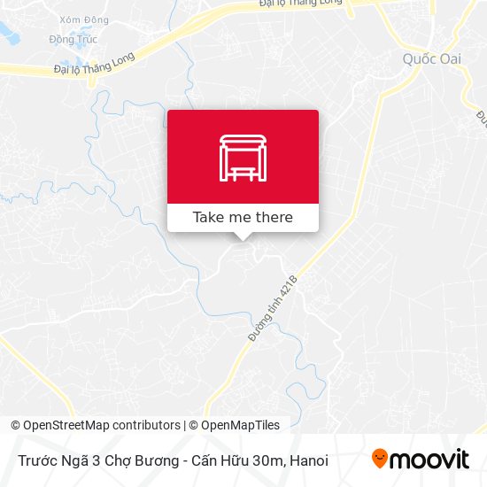 Trước Ngã 3 Chợ Bương - Cấn Hữu 30m map