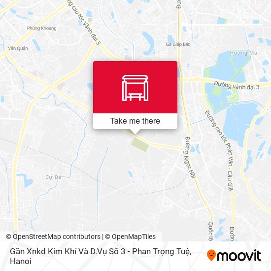 Gần Xnkd Kim Khí Và D.Vụ Số 3 - Phan Trọng Tuệ map