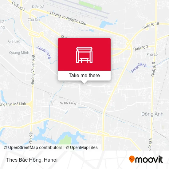 Thcs Bắc Hồng map