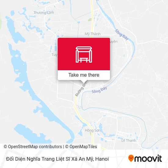 Đối Diện Nghĩa Trang Liệt Sĩ Xã An Mỹ map