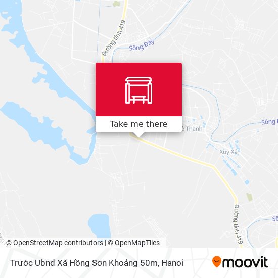 Trước Ubnd Xã Hồng Sơn Khoảng 50m map