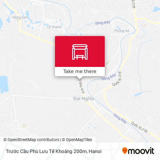 Trước Cầu Phù Lưu Tế Khoảng 200m map