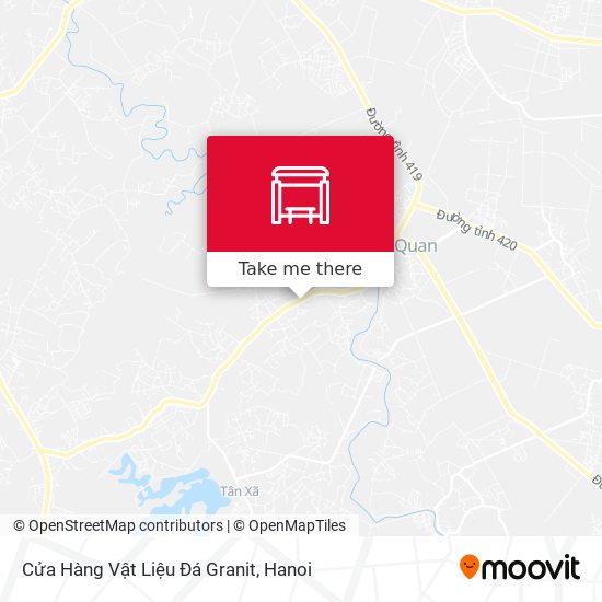 How to get to Cửa Hàng Vật Liệu Đá Granit in Bình Yên by Bus?