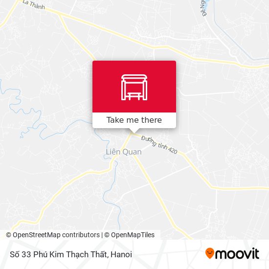 Số 33 Phú Kim Thạch Thất map