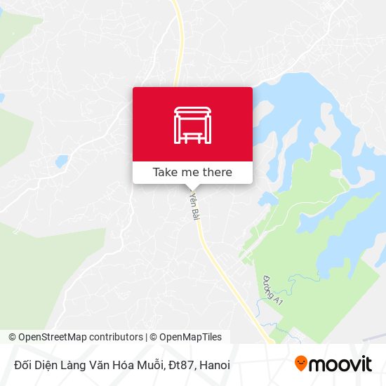 Đối Diện Làng Văn Hóa Muỗi, Đt87 map