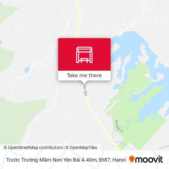 Trước Trường Mầm Non Yên Bài A 40m, Đt87 map