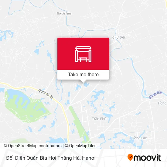 Đối Diện Quán Bia Hơi Thắng Hà map