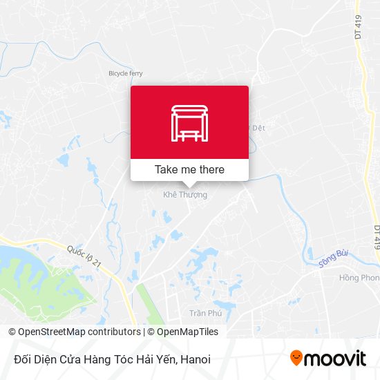 Đối Diện Cửa Hàng Tóc Hải Yến map