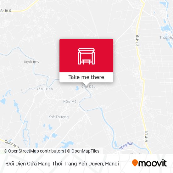 Đối Diện Cửa Hàng Thời Trang Yến Duyên map