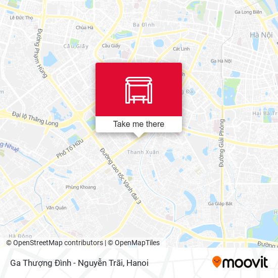 Ga Thượng Đình - Nguyễn Trãi map