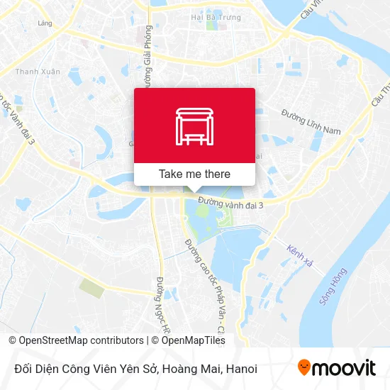 Đối Diện Công Viên Yên Sở, Hoàng Mai map