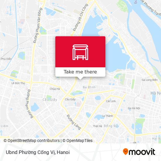 Ubnd Phường Cống Vị map