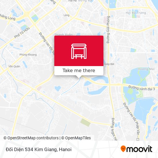Đối Diện 534 Kim Giang map