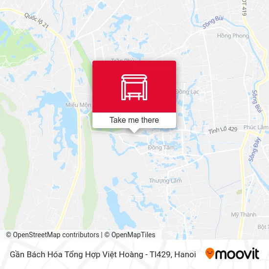 Gần Bách Hóa Tổng Hợp Việt Hoàng - Tl429 map