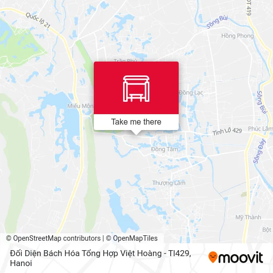 Đối Diện Bách Hóa Tổng Hợp Việt Hoàng - Tl429 map