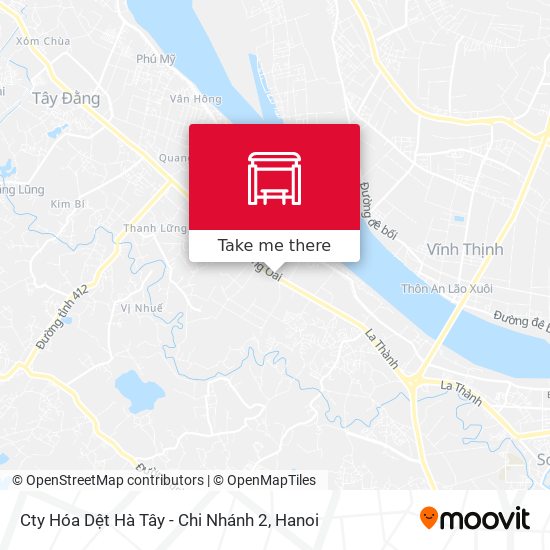 Cty Hóa Dệt Hà Tây - Chi Nhánh 2 map