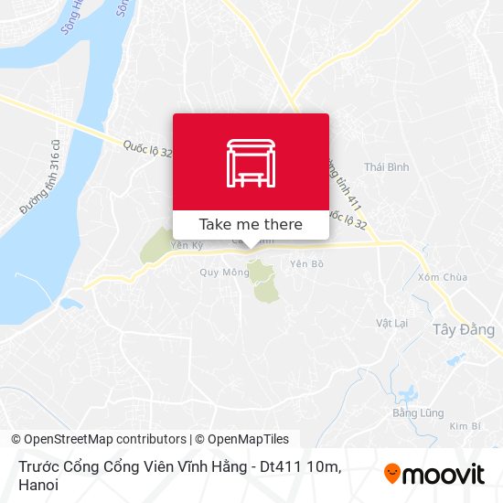 Trước Cổng Cổng Viên Vĩnh Hằng - Dt411 10m map