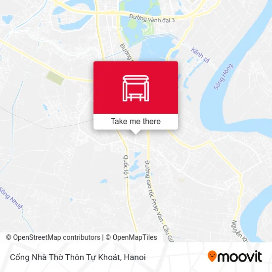 Cổng Nhà Thờ Thôn Tự Khoát map