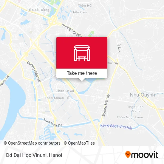 Đd Đại Học Vinuni map