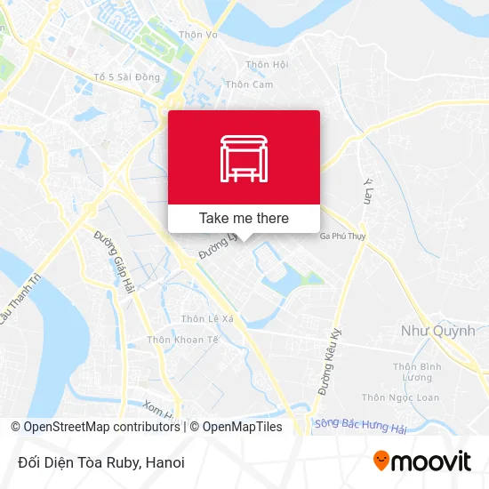 Đối Diện Tòa Ruby map