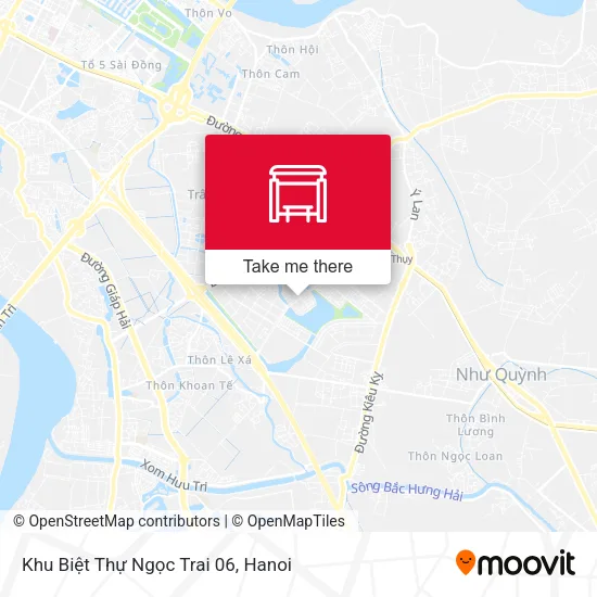 Khu Biệt Thự Ngọc Trai 06 map